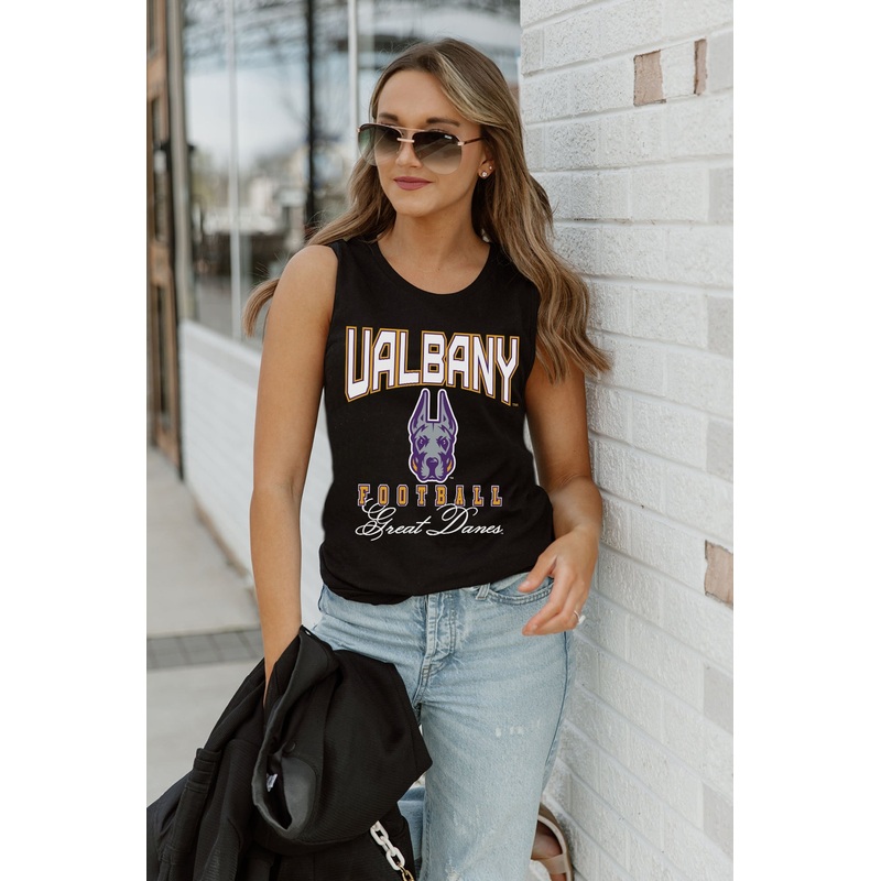 ALBANY GREAT DANES PRESEASON OPENER RACERBACK TANK TOP