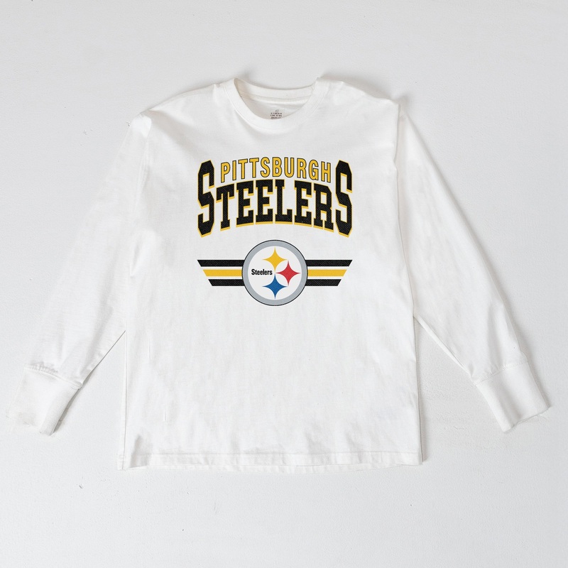 PITTSBURGH STEELERS SWIFT STRIKE ESSENTIAL RELAXED FIT LONG SLEEVE TEE