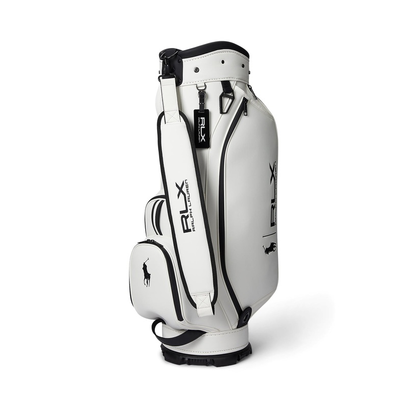 RLX Ralph Lauren Embroidered Logo Cart Golf Bag – White Multi