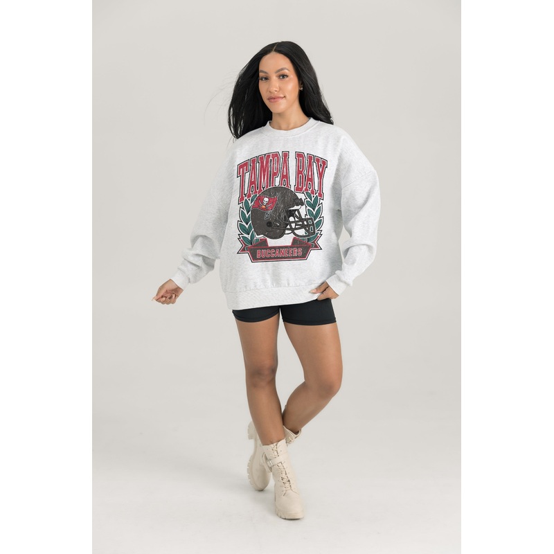 TAMPA BAY BUCCANEERS Heritage Fleece Crewneck Pullover