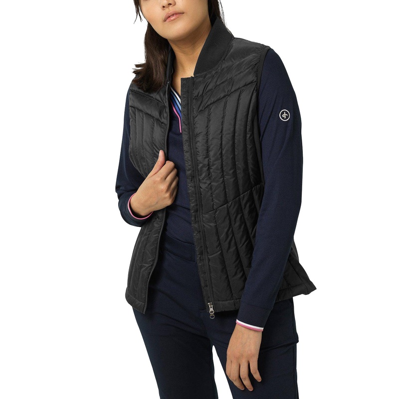 Cross Women’s Hybrid Golf Vest – Black