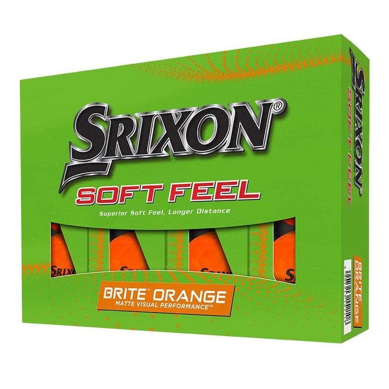 Srixon Soft Feel Brite Golf Balls – Brite Orange – 2023 – Prior Generation