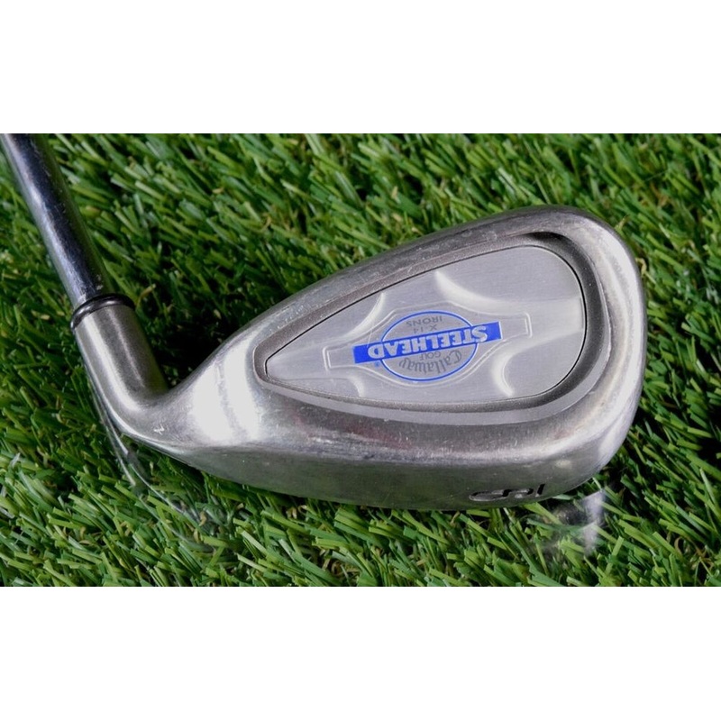 CALLAWAY GOLF STEELHEAD X-14 IRONS 9 IRON W/ STEELHEAD REGULAR FLEX STEEL SHAFT