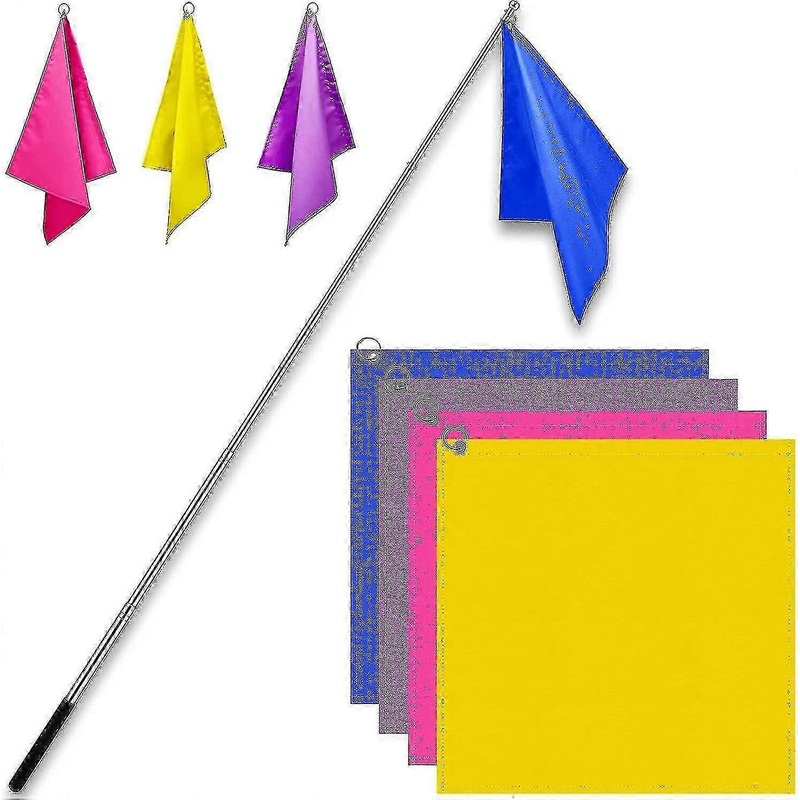 Equestrian Training Flag 4 Pieces Equestrian Training Equipment Equestrian Nylon Flag No Flagpole_fs
