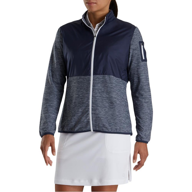 FootJoy Women’s Full-Zip Space Dye Golf Mid-Layer