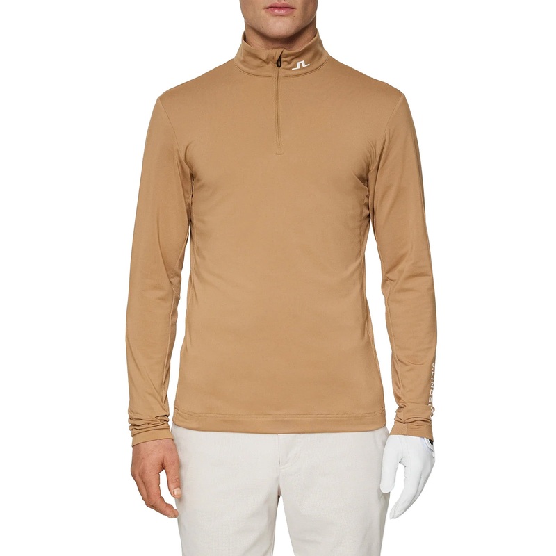 J.Lindeberg Tour Tech Mid-Layer – Tigers Eye
