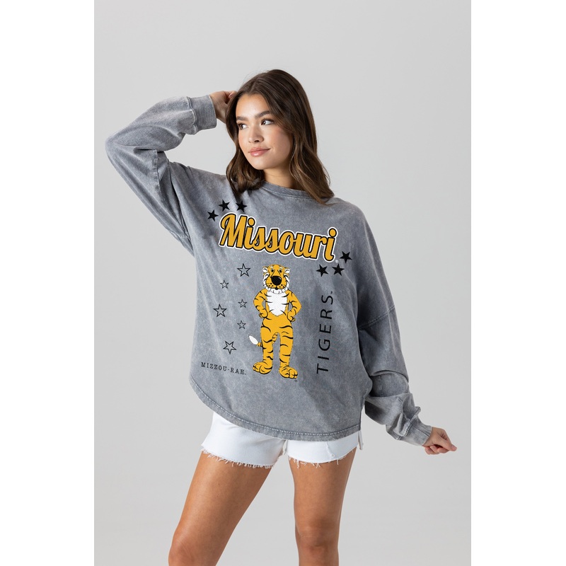 MISSOURI TIGERS Starbound Oversized Long-Sleeve Tee