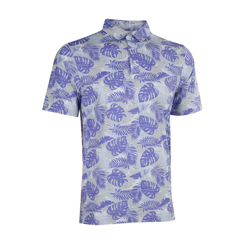 Straight Down Tropics Golf Polo