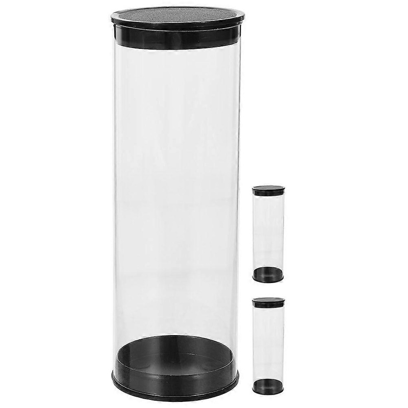 3Pcs Clear Golf Ball Holder Anti-scratch Golf Ball Tube PVC Golf Ball Tube Golf Ball Container Golf Case