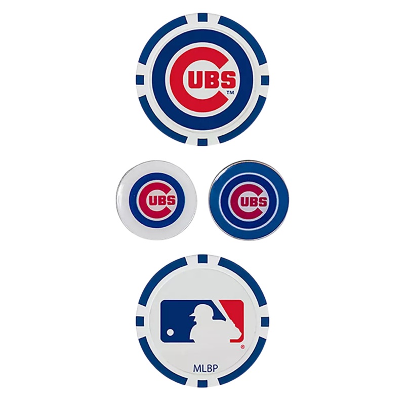 Chicago Cubs Ball Marker Set|White/Blue
