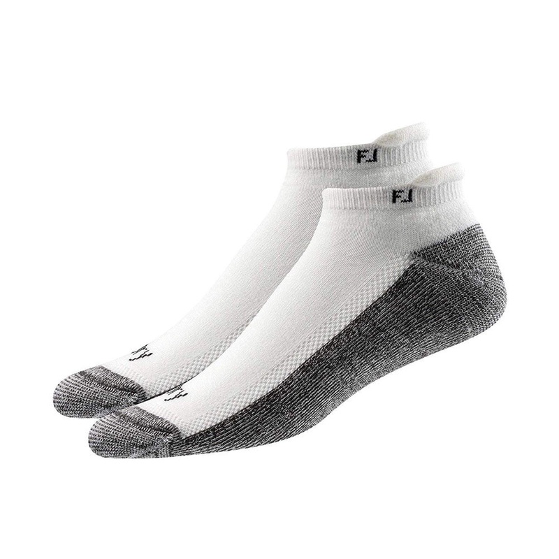 FootJoy ProDry Roll-Tab Sock – 2 Pack – White