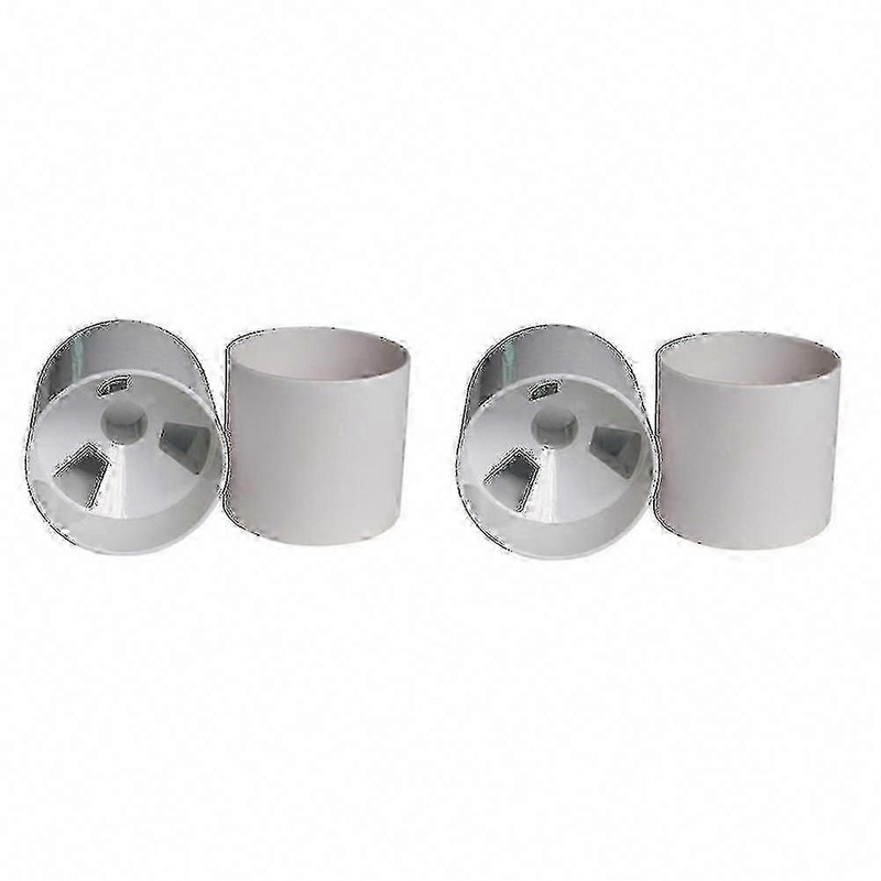 Golf Training Flagsticks 4pcs – White Plastic Hole Cups for Outdoor Practice