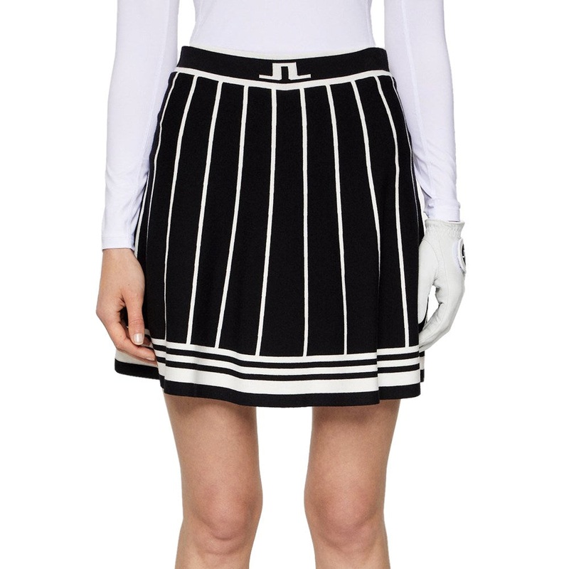 J.Lindeberg Women’s Irma Knitted Golf Skirt – Black