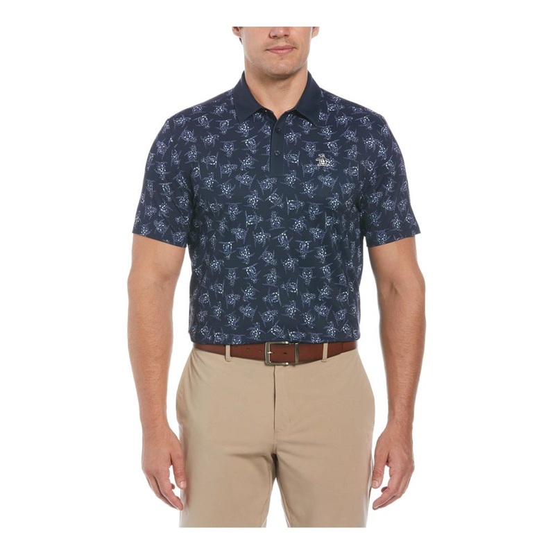 Original Penguin All-Over 60’s Floral Pete Print Golf Polo