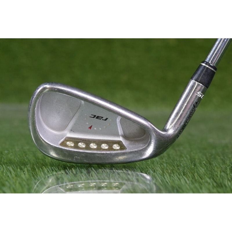 TAYLORMADE RAC OS 6 IRON W/ STIFF FLEX STEEL SHAFT, LEFTY