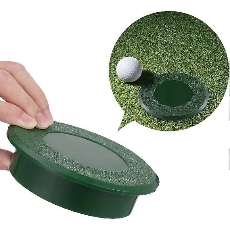 Golf Cup Cover, 4.5×3.7 ABS Golf Hole Cup Green Golf Practice Aids for Outdoor Activities