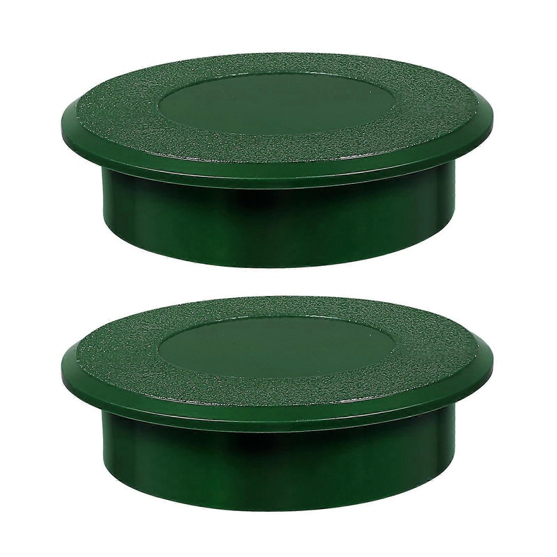 Golf Practice Putting Portable Round Shape Simple Style 11.50×11.50×2.70cm 2Pcs