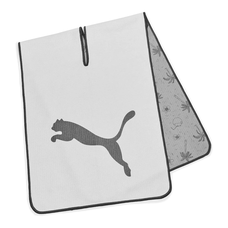 Puma Microfiber Players Towel|Bright White High Rise