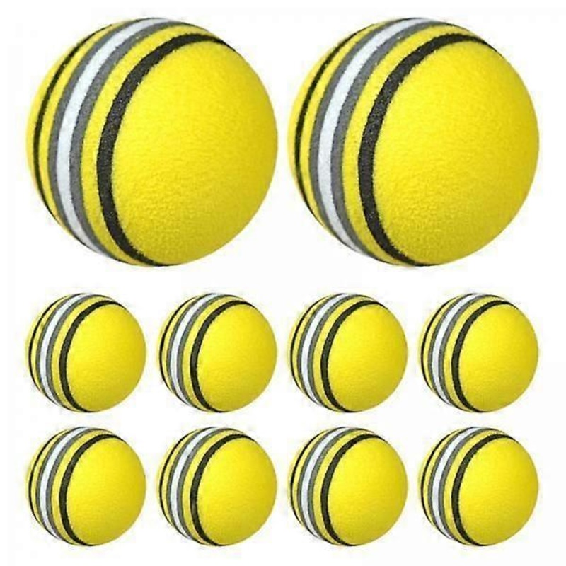 3x10Pcs Golf Balls Golfer Gift Golf Training for Indoor Driving Range Backyard Yellow