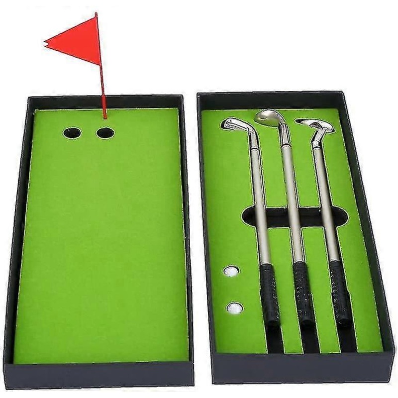Golf Pen Golf Balls Set, Mini Golf Gift Box Stationery Decorations