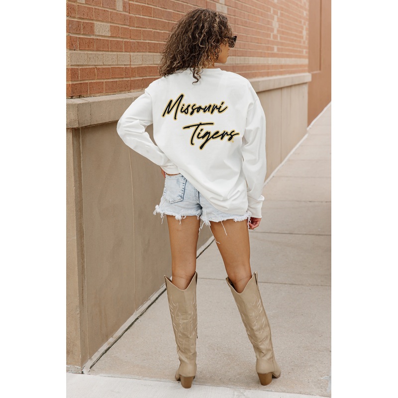 MISSOURI TIGERS Double Move Oversized Long-Sleeve Tee