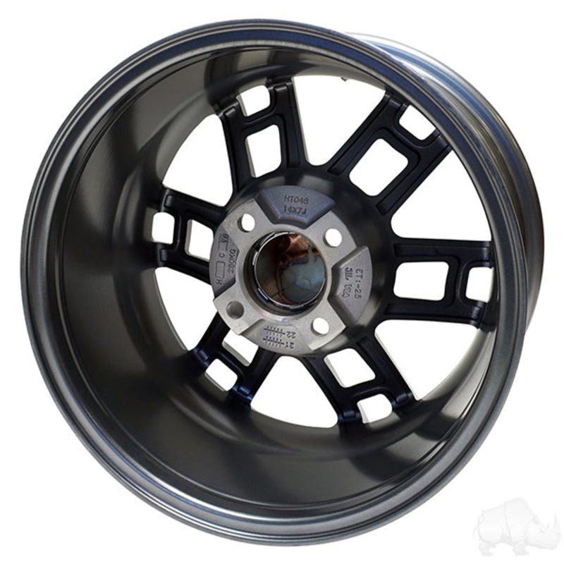 RHOX RX391, Gun Metal, 14×7 ET-25