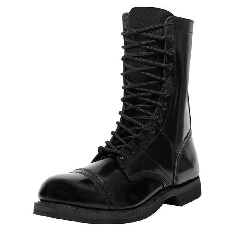 Rothco Men’s Leather Jump Boot – 10 Inch – Black