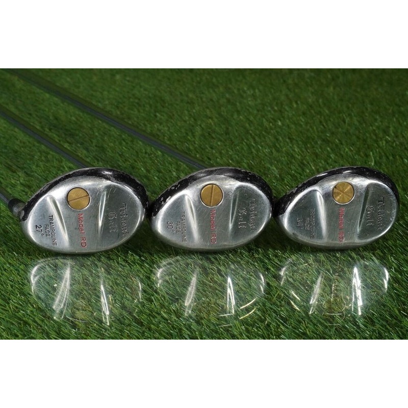 TRIDENT GOLF MODEL RD HYBRID SET 27/30/34 TRUE TEMPER TX-90 STIFF FLEX SHAFTS