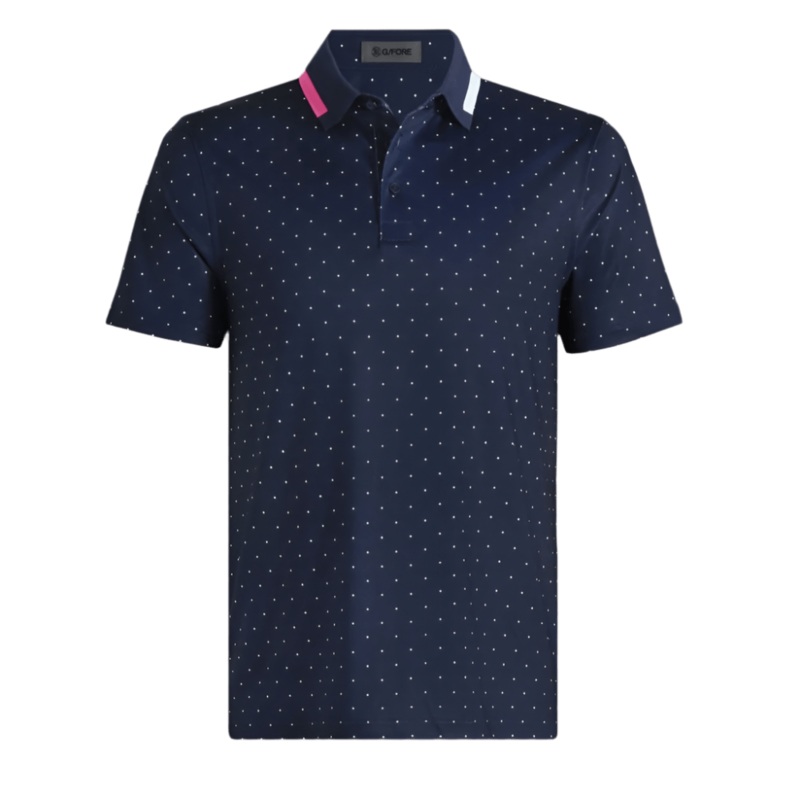 G/Fore Polka Dot Golf Polo|Twilight|Small|Medium|Large|X-Large|XX-Large