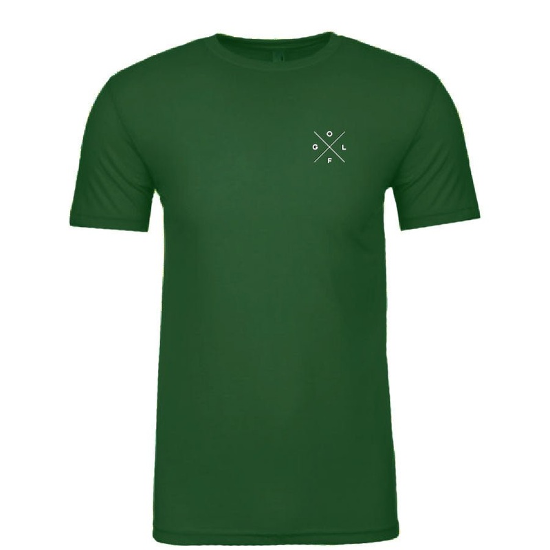 TaylorMade Cross Golf Tee|Heather Forest Green|Black|Sand|Small|Medium|Large|X-Large|XX-Large