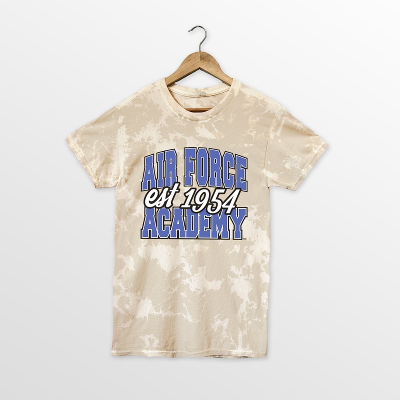 AIR FORCE FALCONS DEEP ROOTS BLEACH WASH TEE
