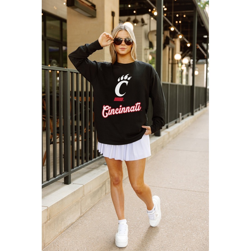 CINCINNATI BEARCATS HONOR ROLL ESSENTIAL RELAXED FIT LONG SLEEVE TEE