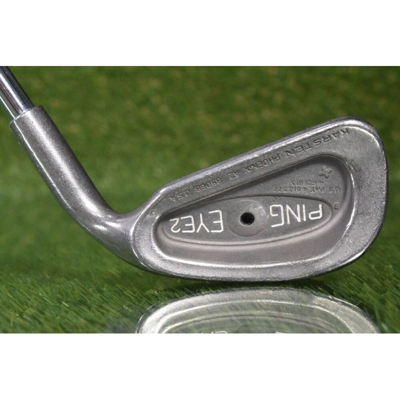 PING EYE 2 BLACK DOT 3 IRON KARSTEN KT STIFF FLEX STEEL SHAFT ~ L@@K!!
