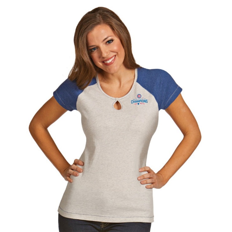Mlb Chicago Womens Cubs World Series Champions Crush Tee Shirt Size Large