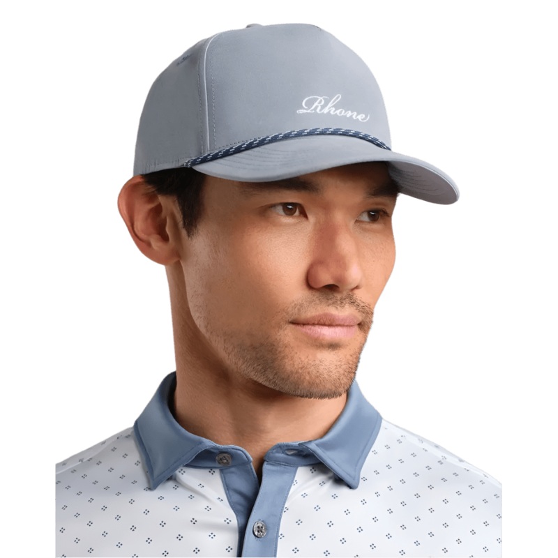 Rhone Rope Golf Hat|Blue Stone