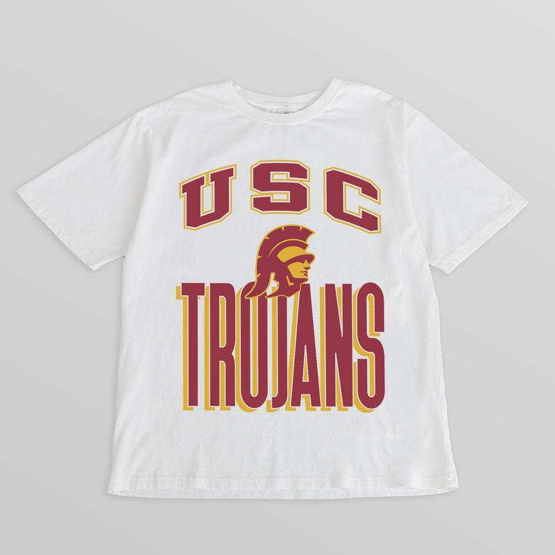 USC TROJANS FIERCE FOCUS WASHED RELAXED FIT TEE