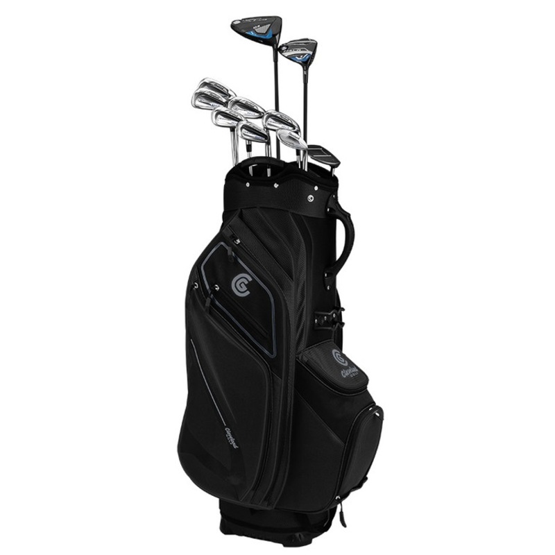 Cleveland Golf Launcher XL Complete Set W/Cart Bag Graphite/Steel