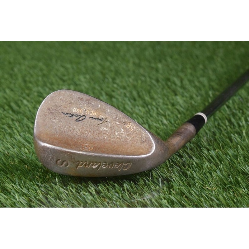 CLEVELAND GOLF TOUR ACTION REG. 588 56* SAND WEDGE, STIFF LEFT RAW TOUR GRIND