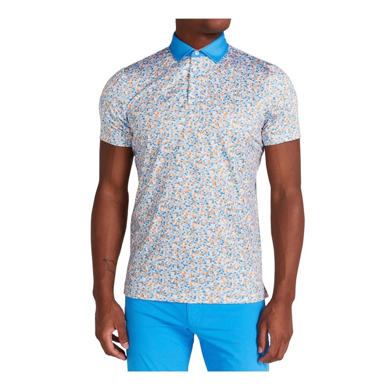 Redvanly Eaton Golf Polo|Malibu Blue|Mazarine Blue|Small|Medium|Large|X-Large|XX-Large