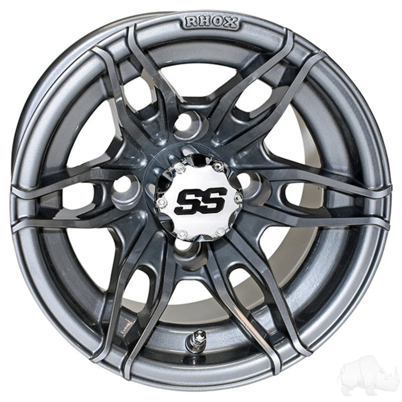 RHOX RX376, Gun Metal, 10×7 ET-25