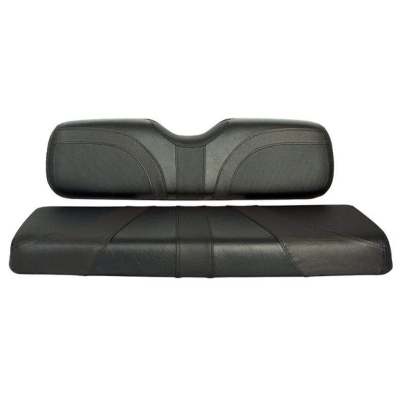 2007-Up Yamaha G29-Drive-Drive2 – Red Dot Blade Black Trexx and Carbon Fiber Front Seat Cover