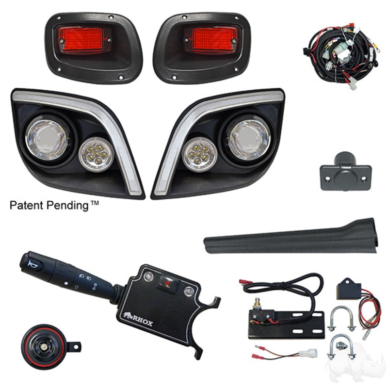 BYO LED Light Kit w/ RGBW LED Running Light, E-Z-Go Express (Deluxe, Brake Switch PN# LGT-402LT3B5