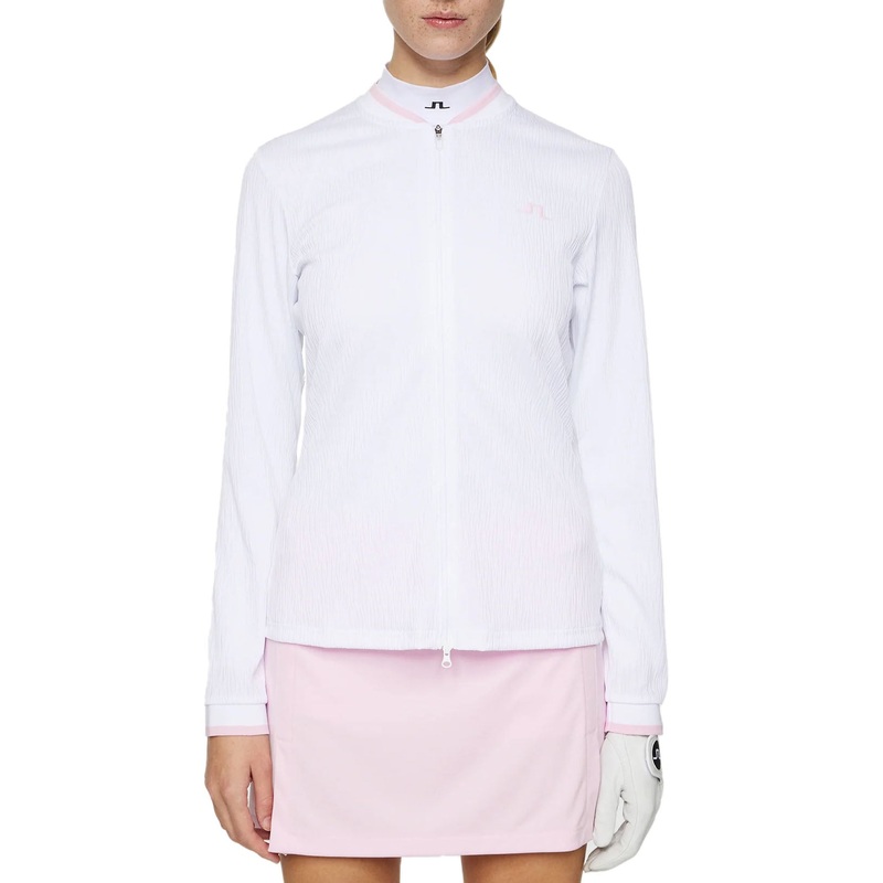J.Lindeberg Women’s Susanna Golf Mid-Layer – White