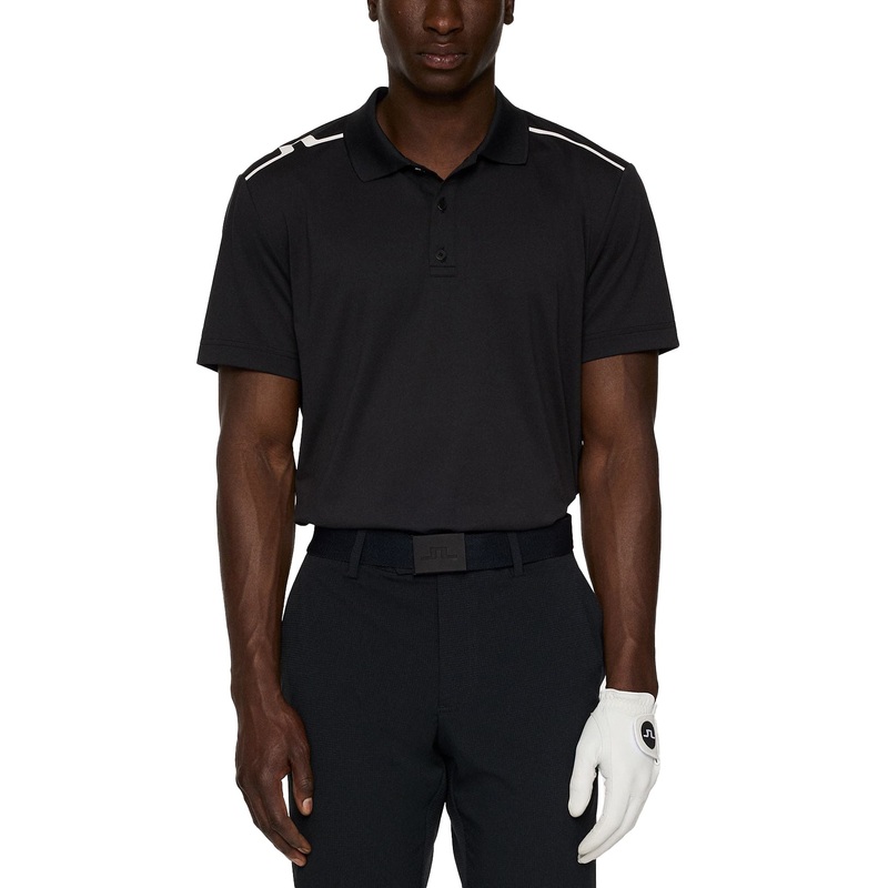 J.Lindeberg Lionel Golf Polo Shirt – Black