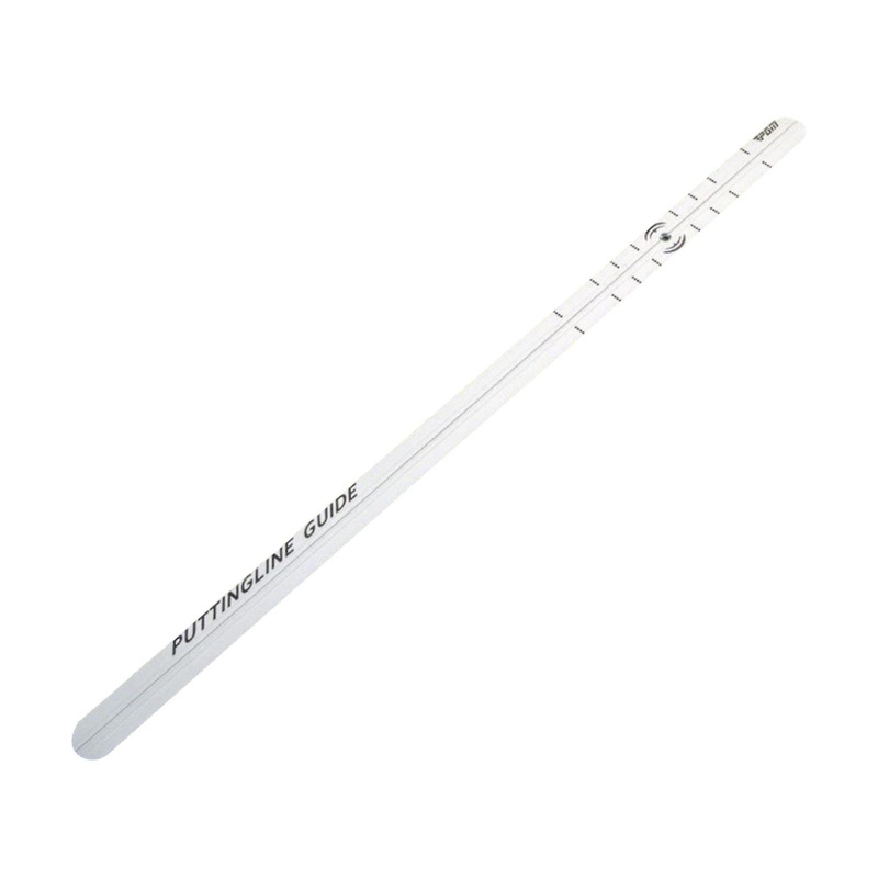 Portable Golf Putting Ruler Sliding Track for Indoor Outdoor Practice Use