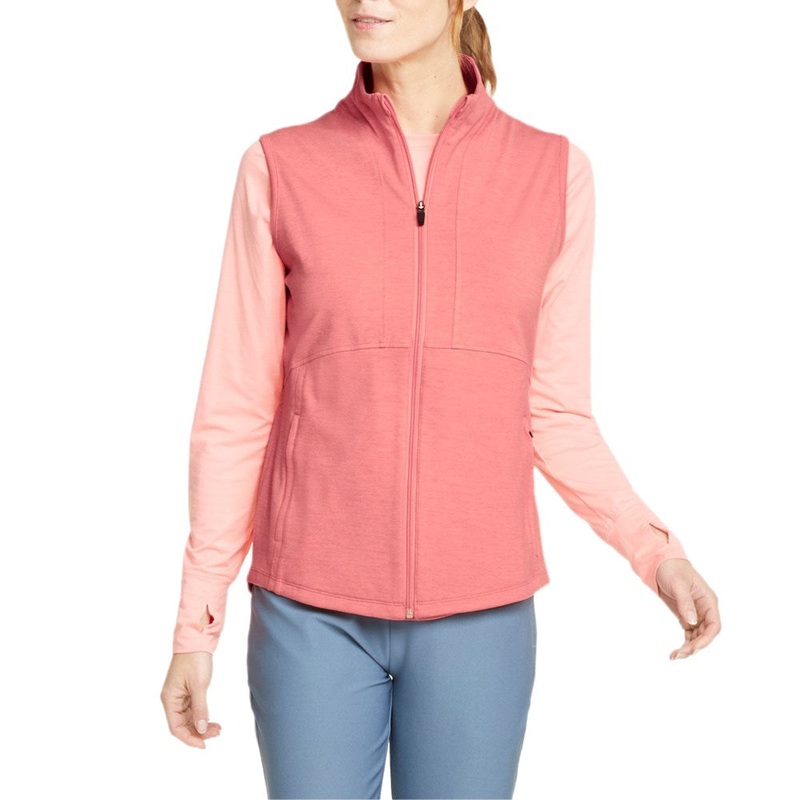 Puma Women’s CLOUDSPUN Daybreak Golf Vest – Carnation Pink Heather