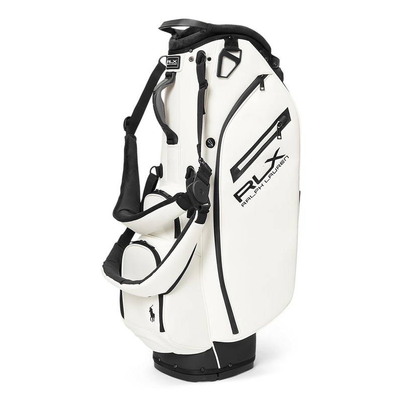 RLX Ralph Lauren Embroidered Logo Stand Golf Bag – White Multi