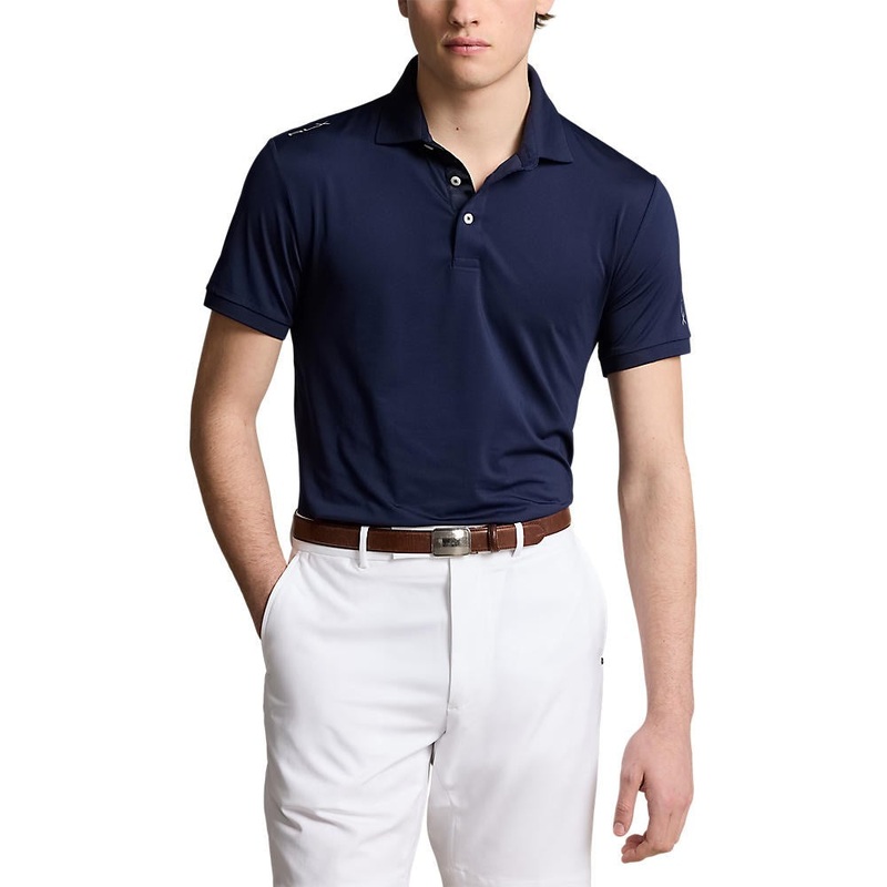 RLX Ralph Lauren Solid Airflow Performance Polo  – French Navy