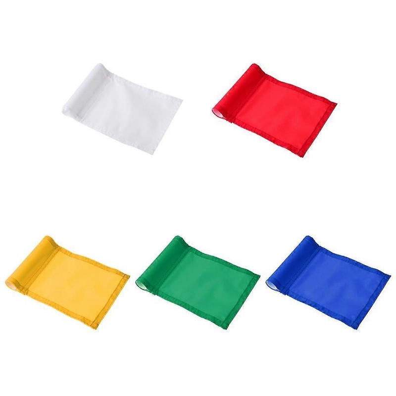 5Pcs Golf Putting Green Cup Hole Flag Backyard Golfer Practice Aids Marker