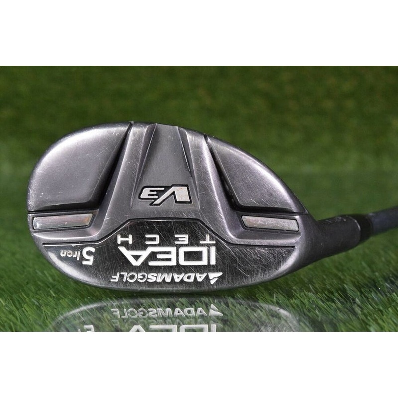ADAMS GOLF IDEA TECH V3 5 IRON HYBRID W/ BASSARA REGULAR FLEX SHAFT LEFT HANDED